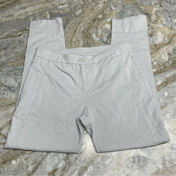 Porto San Francisco Light Gray Slim Fit Stretchy Pants size 3/Large - Picture 4 of 9